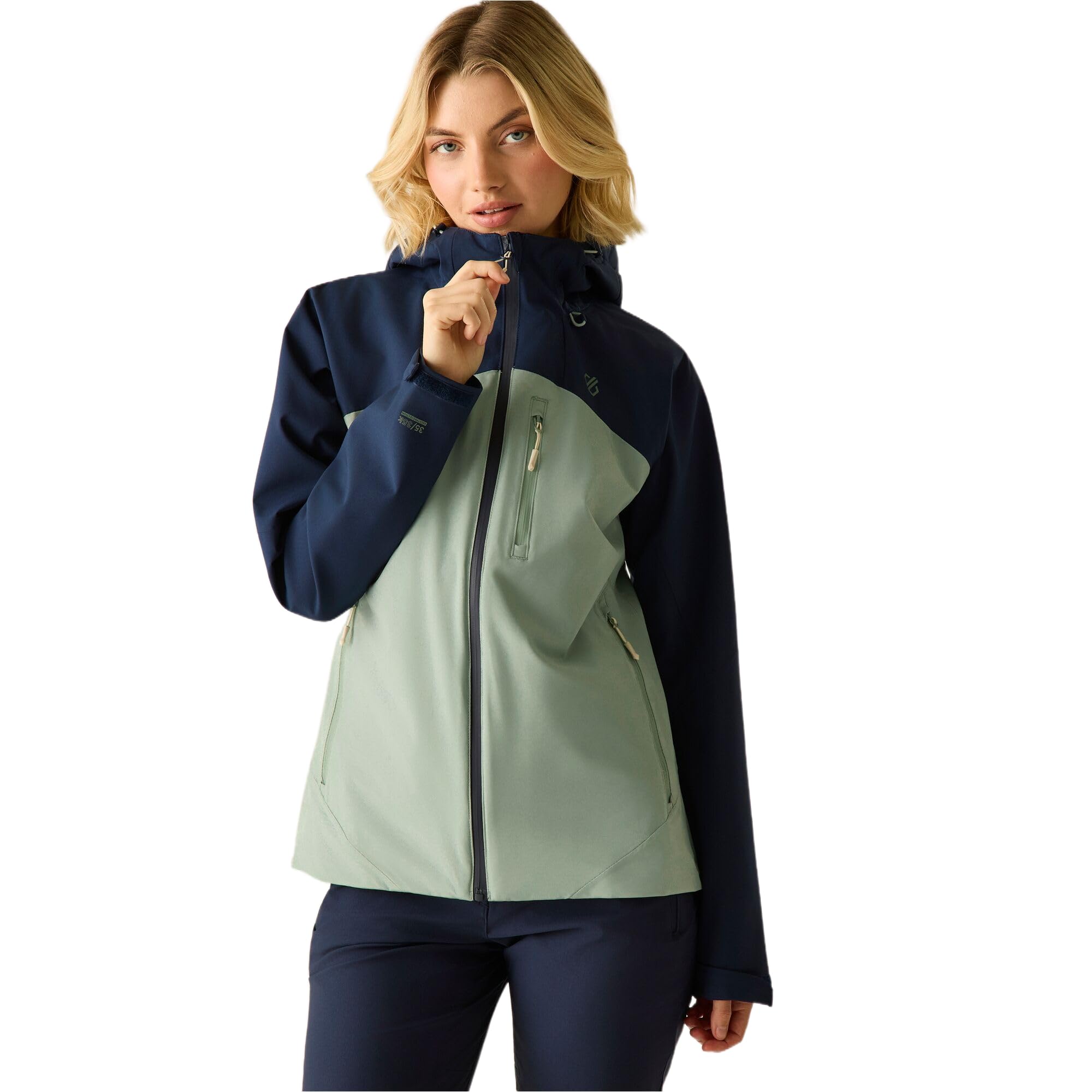Dare2b Women's Torrek III Hiking Jacket, Waterproof Breathable Windproof Walking Coat