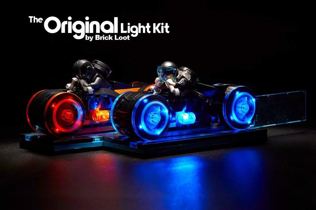 Brick Loot Original Deluxe LED Lighting Kit for Lego Disney Tron Legacy Set 21314, Lego Set NOT Included, USB Powered Lights Compatible with Lego Model Kits and Toy Sets, for Adults & Kids Age 12+