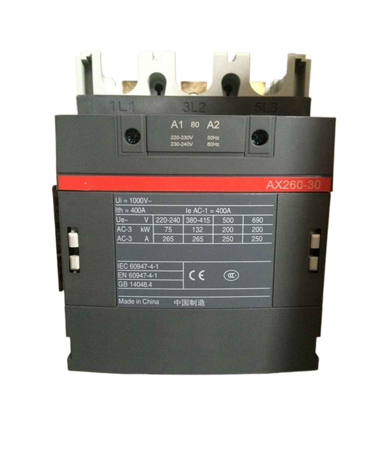 RCGKNNMUZ Contactor AX260-30-11-80 AC Coil AX300-30-11-80(Ax260-30-11,220V)