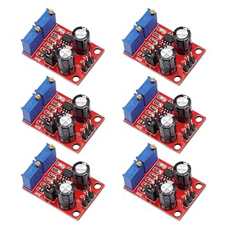 6PCS NE555 Pulse Frequency Duty Cycle Adjustable Generator Module Square Wave Rectangular Wave Signal Generator