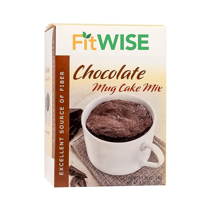 FITWISE - High Protein Mug Cake Mix, 15g Protein, Low
