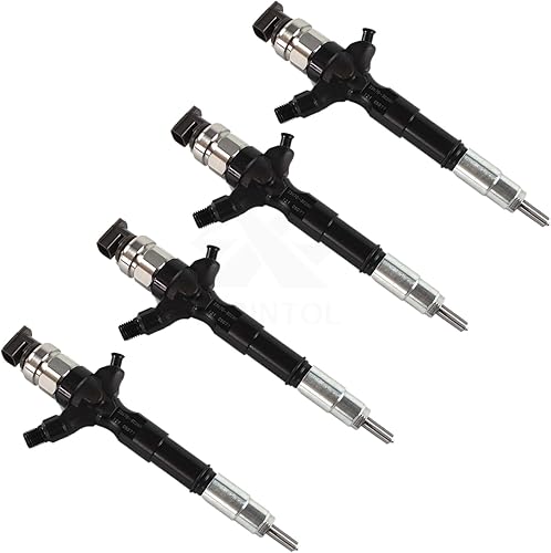 4PCS 095000-7780 23670-30280 inyectores de combustible comunes del carril 095000-7781 23670-39316 para Denso Toyota Hilux Prado 1KD-FTV 3.0L Euro 4