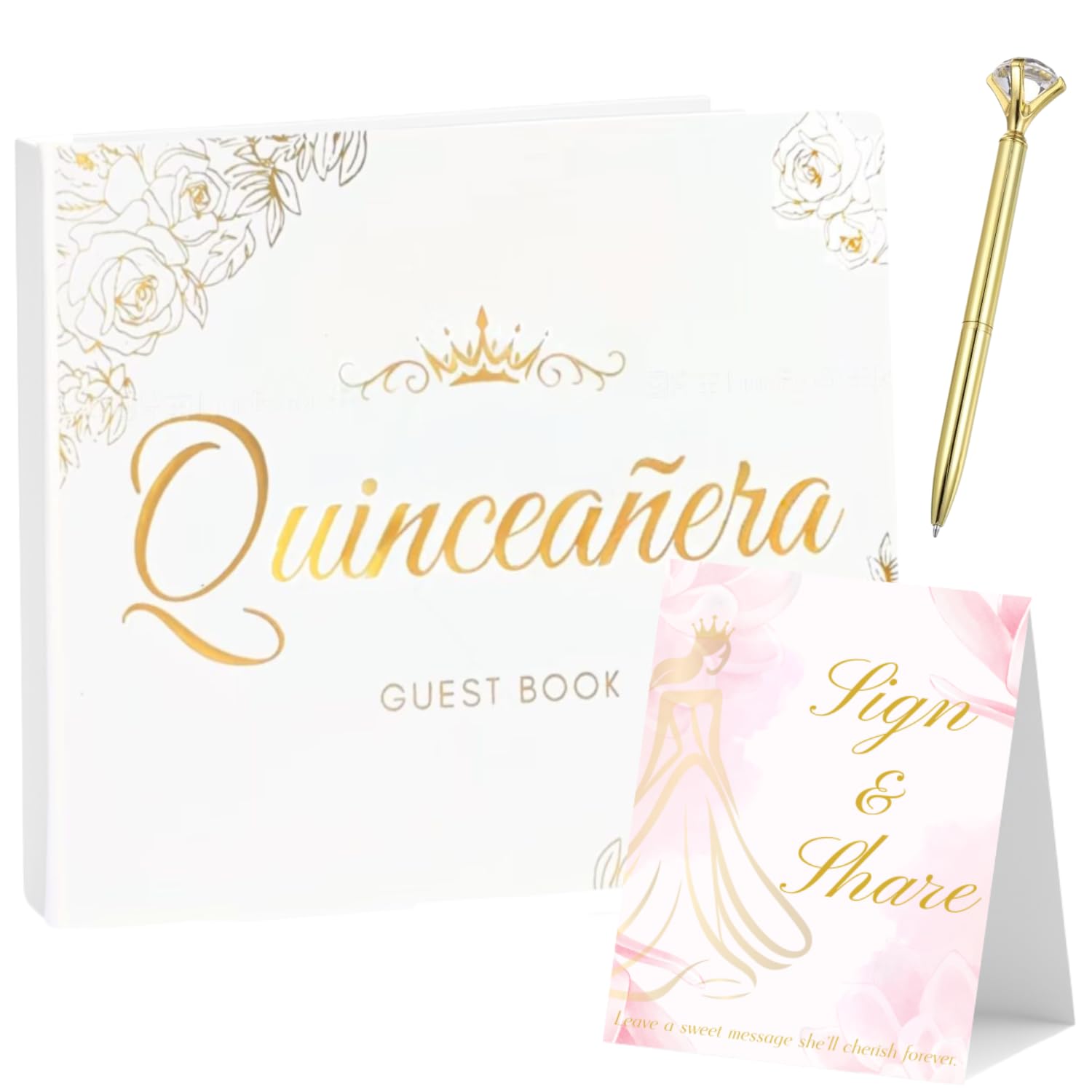 Livre d'or Quinceañera pour sublimer la décoration de votre table des 15 ans
