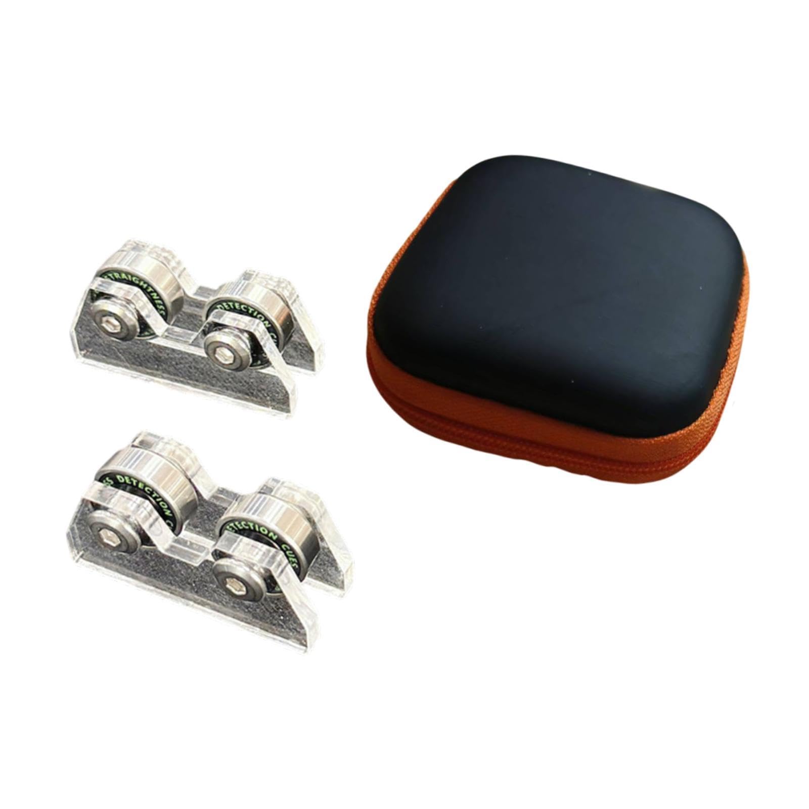 2X Pool Billiard Straightness Checker Equipment Bar Repair Home Inspect Tool Clear | Indoor Games | Billiards | Accessories & D?©cor | Cue Care & Tip Tools-image-13