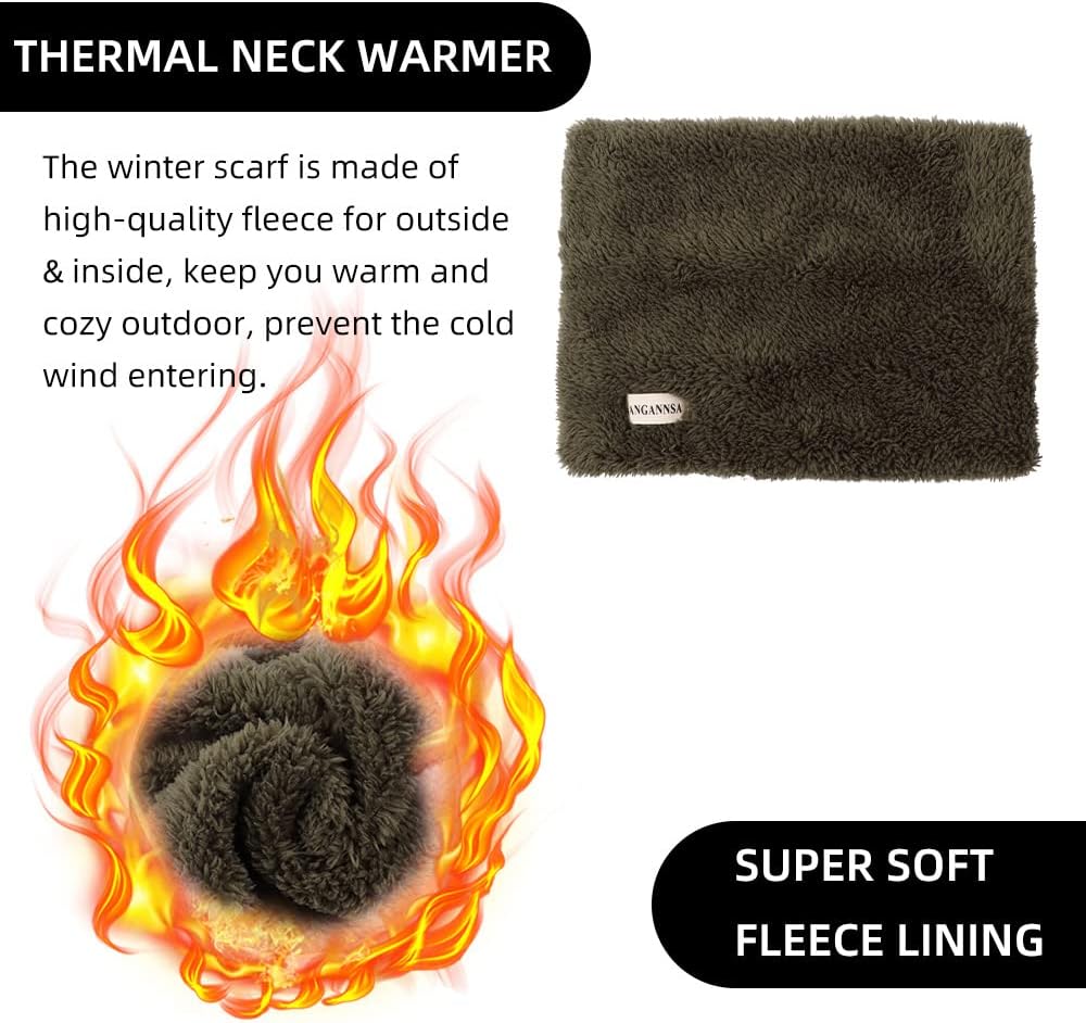 JANGANNSA Fleece Kids Scarf - Warm Winter & Autumn Neck Warmer for Boys & Girls 1-6Y - Image 4