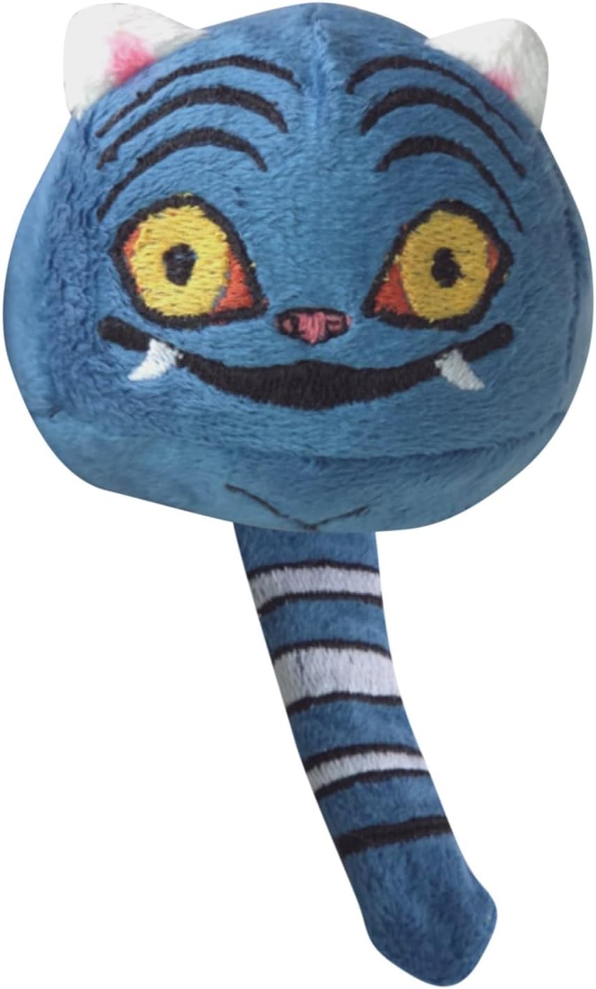 HGWOPGASDKpop Demon Hunters Purple Tiger Plush Toy Cute and Quirky Raccoon Plush Toy Creative Gift for Children B04