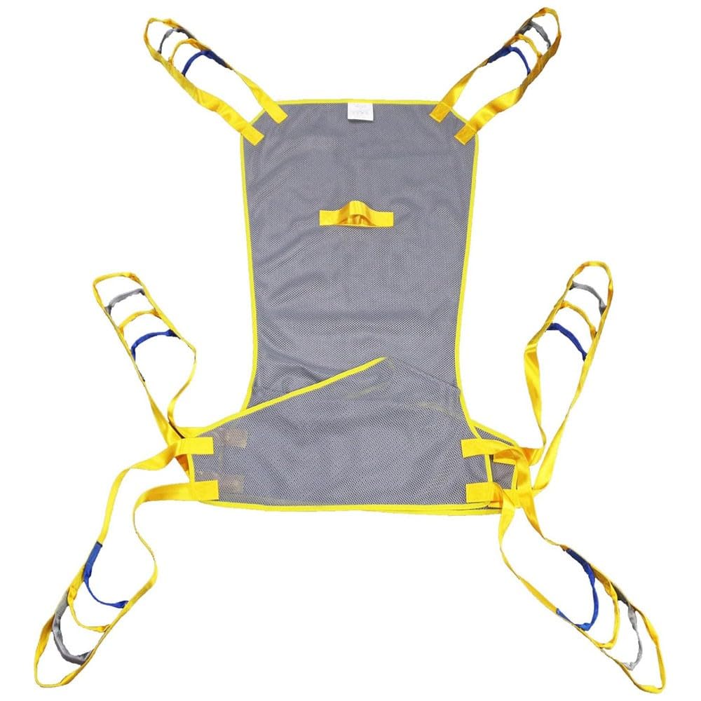 Ayuda al Paciente Acolchado con Soporte para la Cabeza, arnés de elevación de Pacientes Universal con Abertura para el Inodoro, arnés de Cuerpo Completo para elevad Large