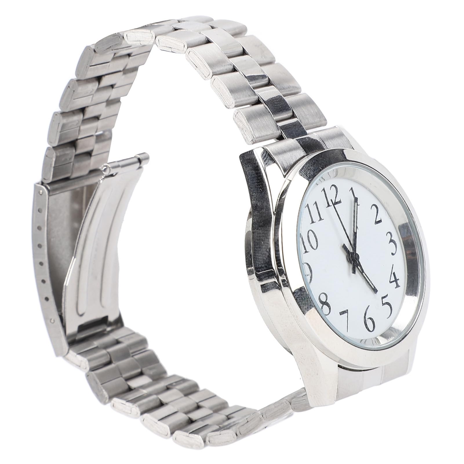 Orologio Analogico Parlante Ad Alto Volume con Funzione di Promemoria per Non Vedenti, Orologio con Voce Chiara e Grande per Anziani con Problemi di Vista
