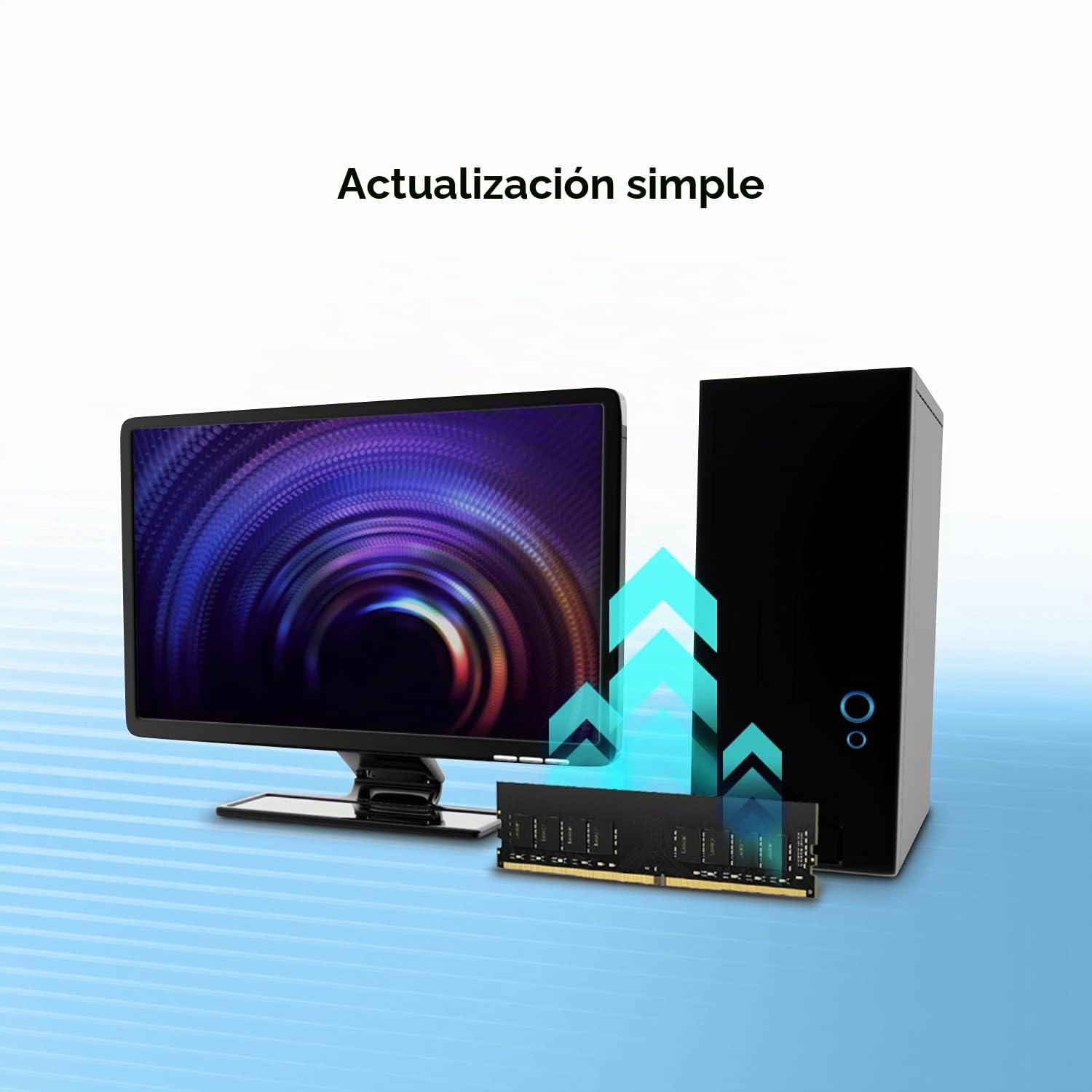 Memoria RAM Lexar LD4AU016G-B3200GSST 16 GB CL22 DDR4 3200 MHz - Marca: Lexar - EAN: 0843367123803