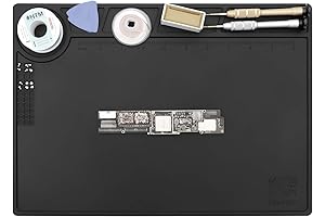 HTM-201 Professional Electronic Repair Mat Heat Resistant Silicone Work Mat