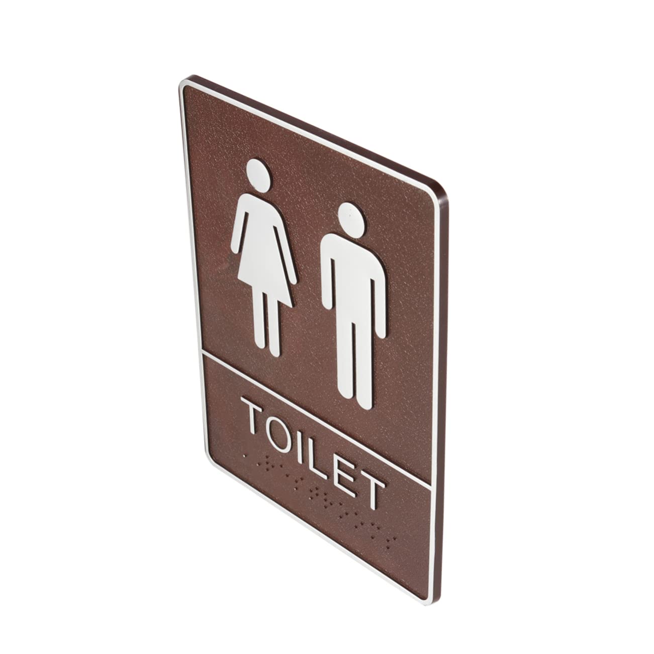 STOBOK Modern Creative Restroom Sign for Men and Women Wall Sticker for Bathroom Decor Innovative Toilet Art Signboard for Public Restrooms Easy to Install and Distinguish