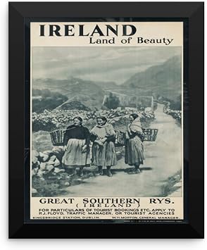 Vintage Poster - Ireland 0914 - Premium Luster Photo Paper Framed Poster 8x10