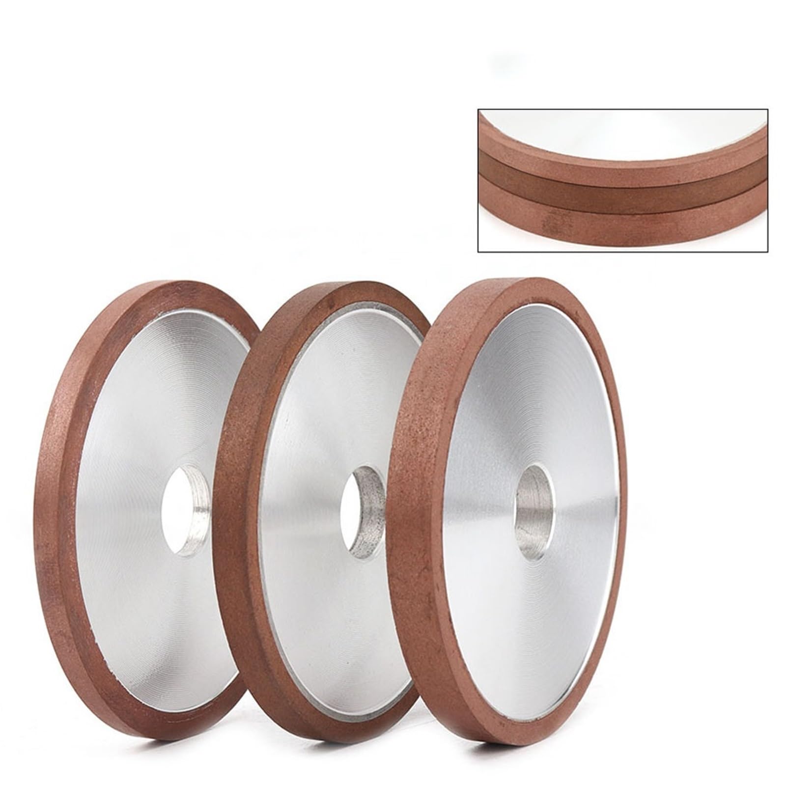 Diamentowa Tarcza Szlifierska Garnkowa, 1 Szt. 100 Mm - Ścierna Z Żywicą Do Stali Wolframowej I Węglika Ziarno 150# Otwór 20(16mm)