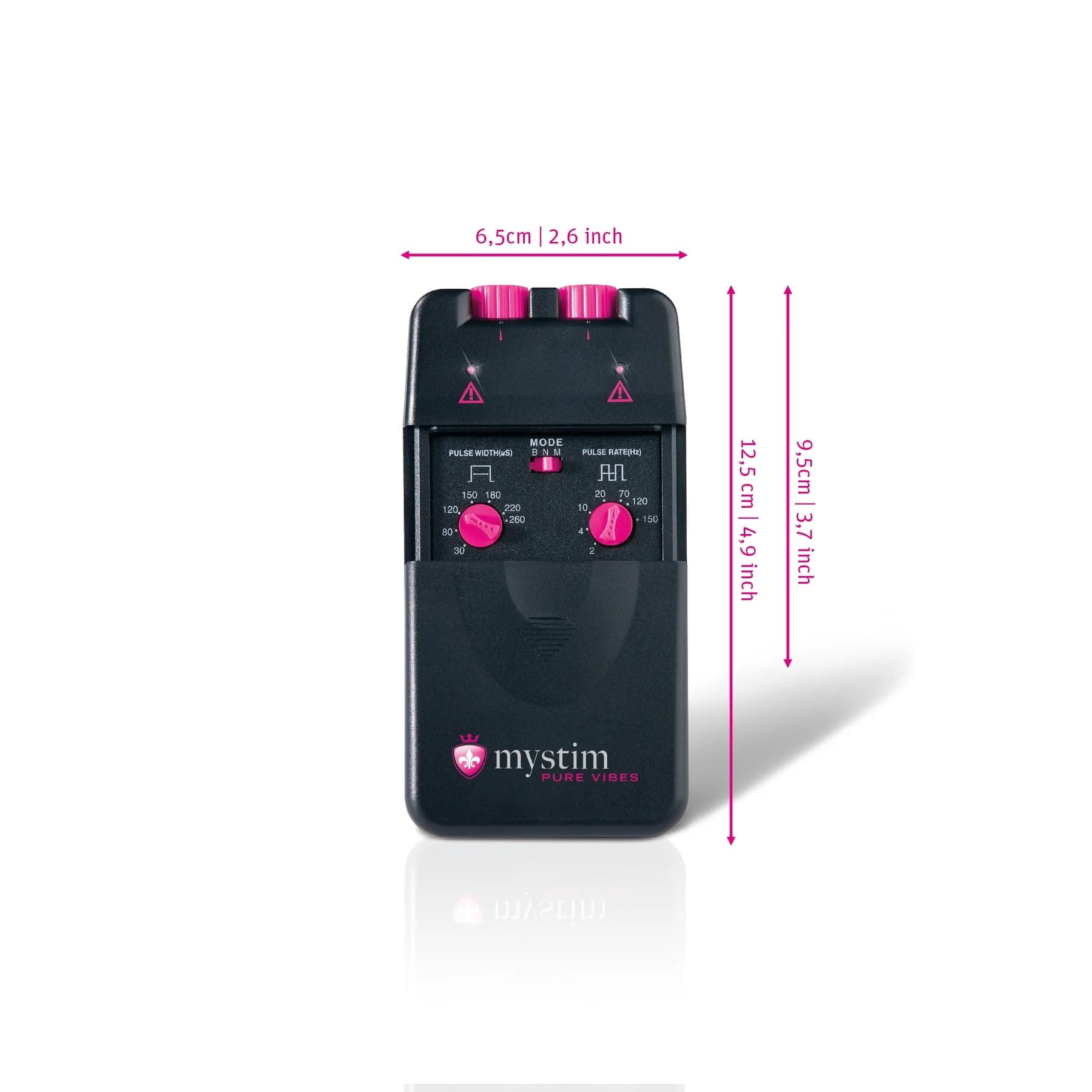 Mystim Tens Unit 3F Pure Vibes Noir, 700 g