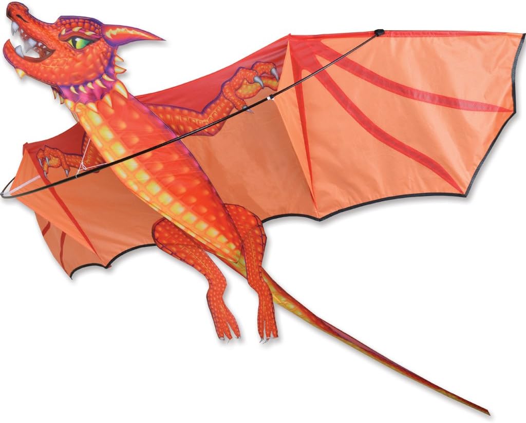 Premier Kites 3D Dragon Kite - Emberscale Multi