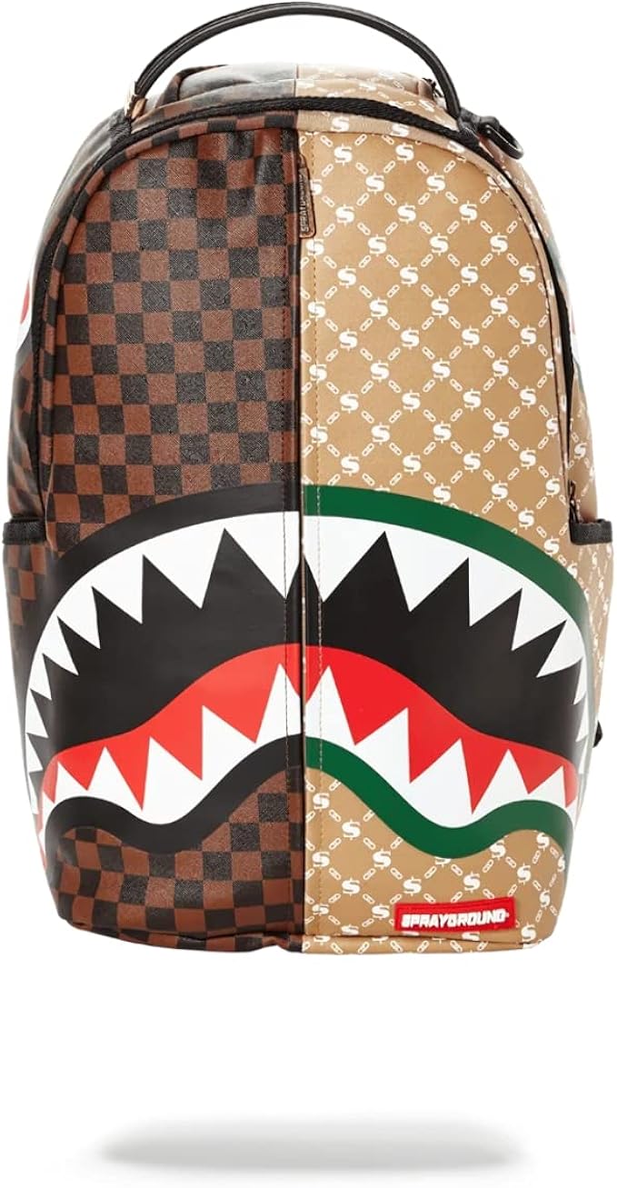 sprayground backpack brown