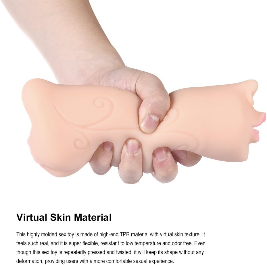 Utimi 3D Realistic Molded Masturbator Faced 3-in-1 Vaginal Anal Oral Sex Toy