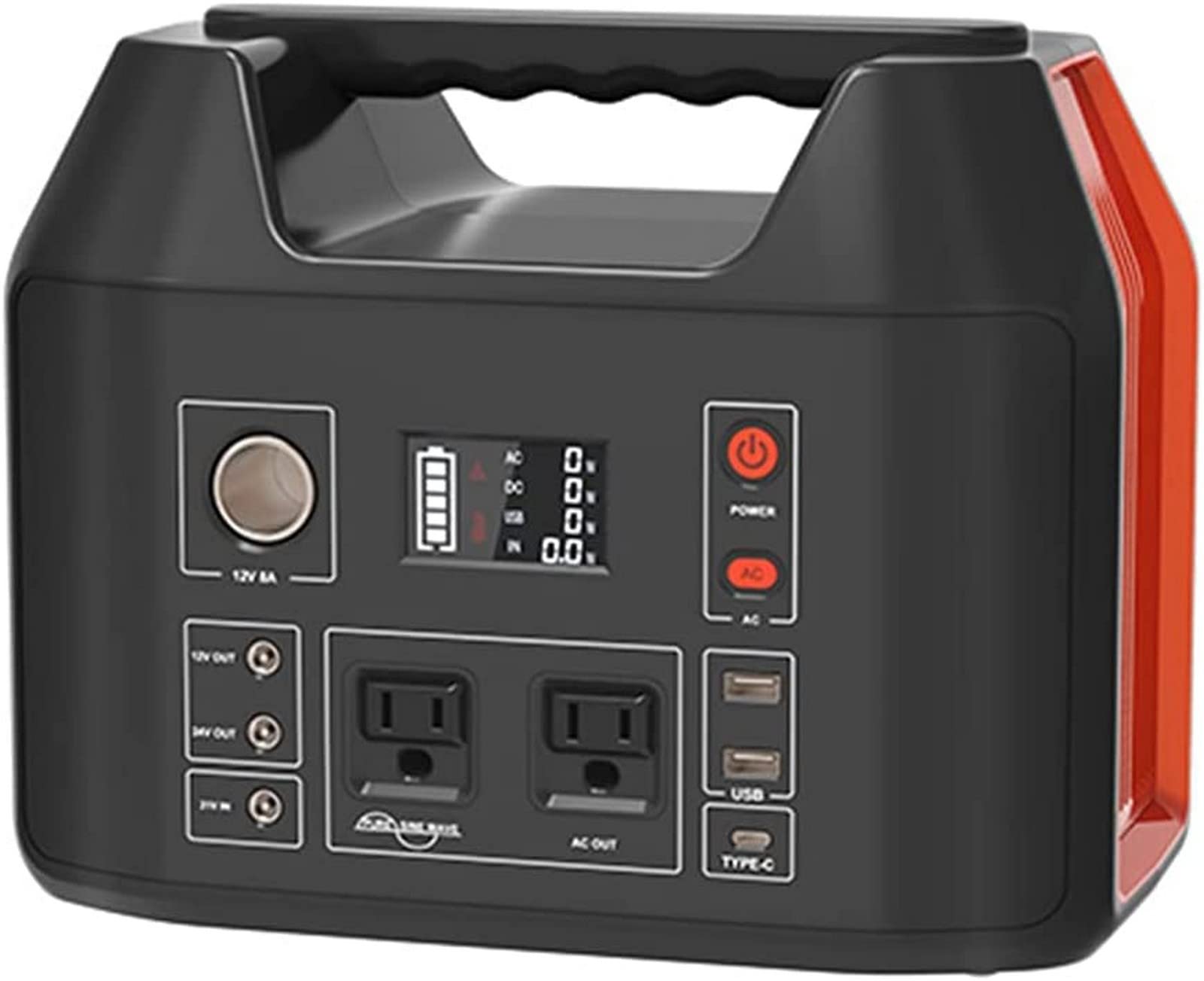 Generador de energía Solar portátil para Exteriores, 1000 W, 925 WH, con 2 Puertos CA, 2 CC y 2 USB, Ideal para picnics, Pesca, reuniones y acampadas.