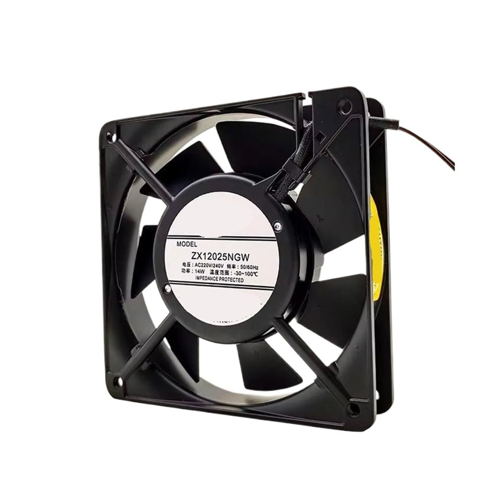 Amazon.co.jp: ZX12025NGW AC 220V 14W 12025 120 x 25mm 12cm 冷却