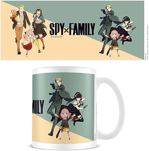 Miniatura 2 de Spy X Family Mug (Cool vs Family Design) Taza de café de cerámica de 11 onzas, tazas y tazas de café para hombres, tazas para mujeres y tazas para