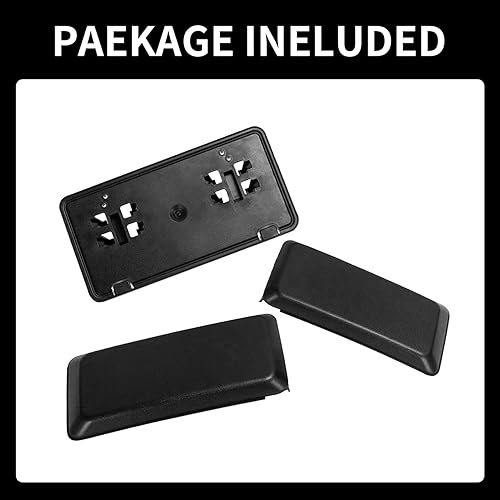 Miniatura 6 de KARPAL Almohadillas protectoras de parachoques + soporte de marco de matrícula compatible con Ford F150 F-150 delantero LH izquierdo conductor +