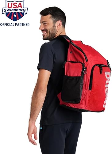 Miniatura 5 de ARENA Team 45 - Mochila de natación para atletas, deportes, gimnasio, equipo de entrenamiento, bolsa de natación para hombres y mujeres, 45 litros