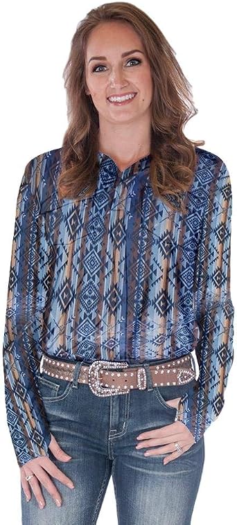 Cowgirl Tuff Western Shirt Womens L/S 