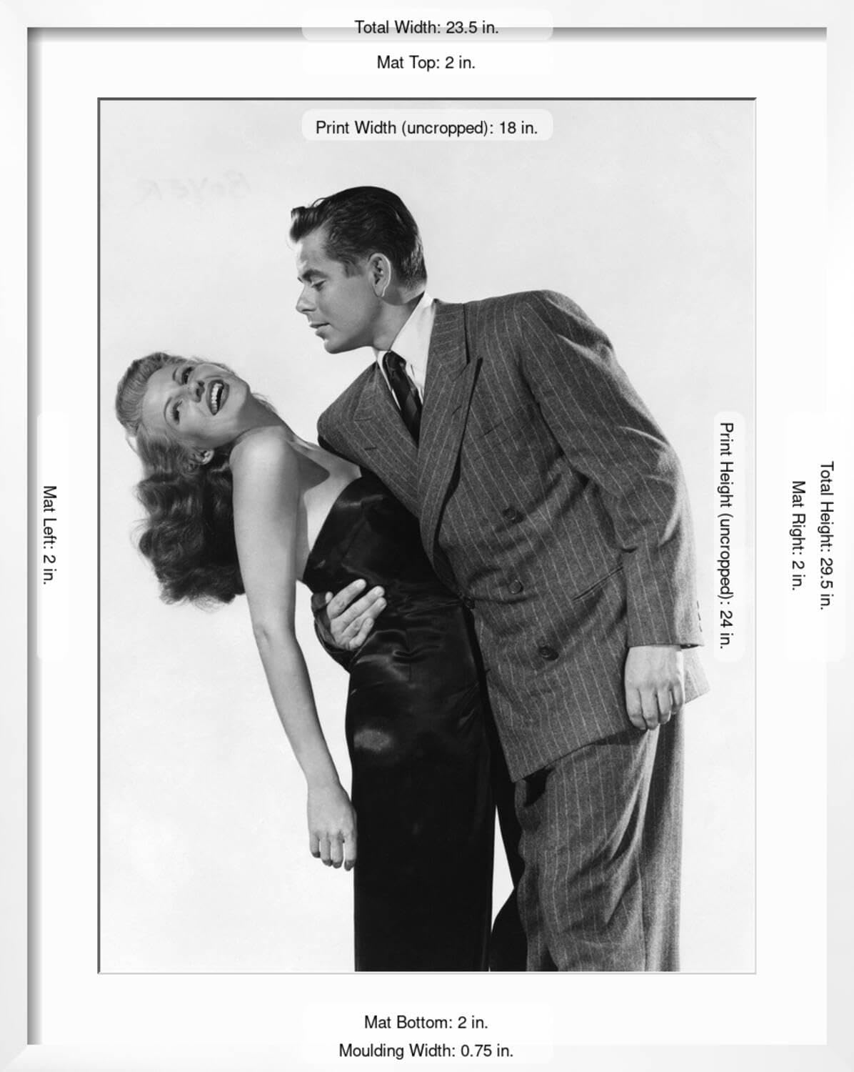 Amazon.com: ART.COM Wall Photo GILDA, 1946 directed by CHARLES