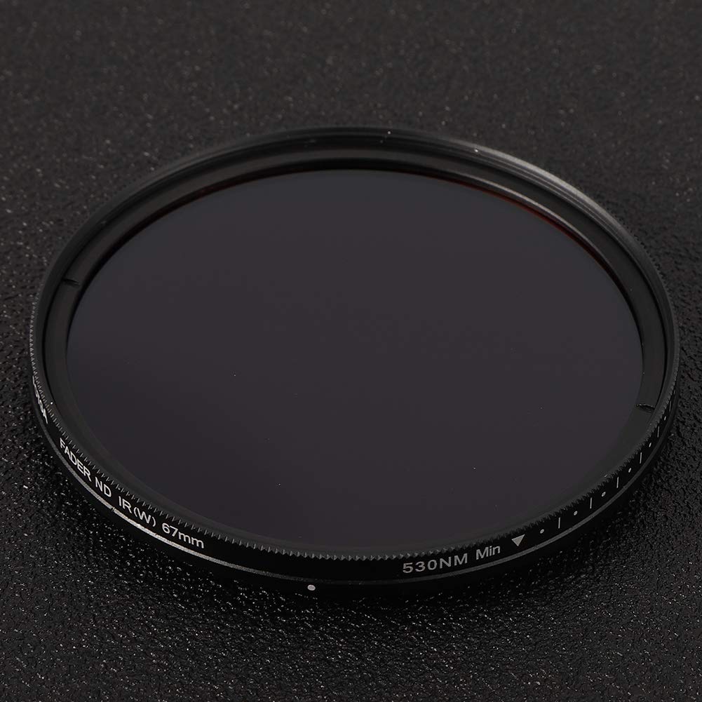 Brrnoo Filtre IR, Filtre Infrarouge 67 mm en Verre Optique et Alliage d'Aluminium pour Photographie IR