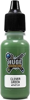Huge Miniatures Acrylic Paint, Clover Green Model Paint Miniature Scale Modeling Color â€“ 17ml Dropper Bottle
