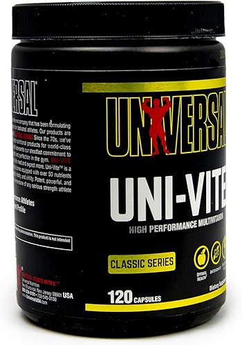 Miniatura 2 de Universal Nutrition Cápsulas Uni-Vite suministro de 30 días de vitaminas y minerales altamente potentes y eficaces 120 unidades