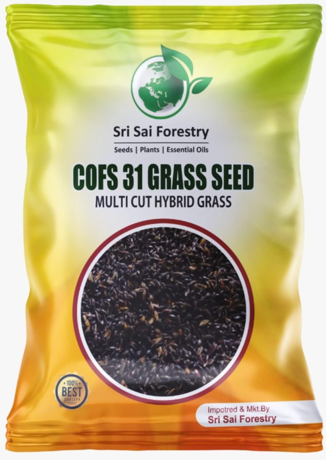 SRI SAI FORESTRY COFS 31 Grass Seeds for Goat - 1KG - COFS31 Seed