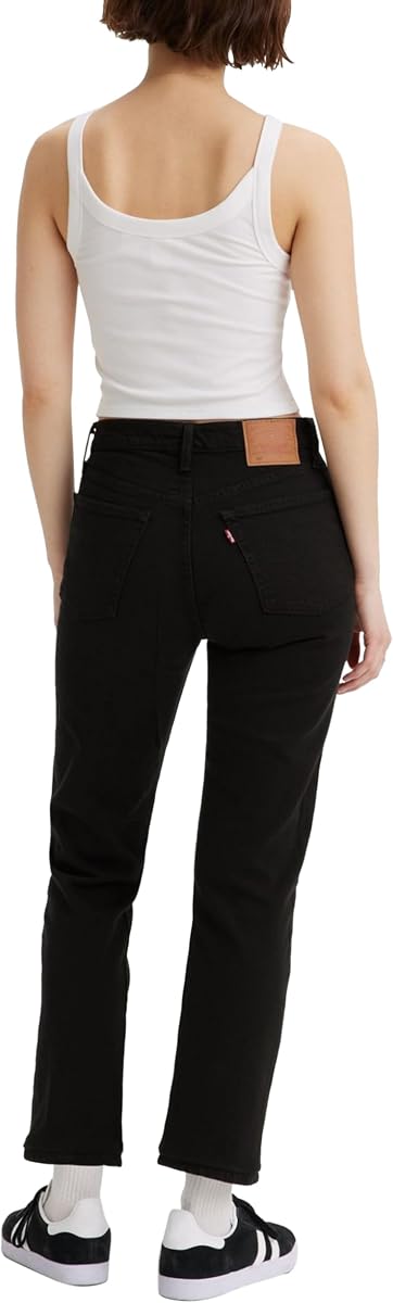 Levi's Women's 501 Crop Jeans 28W / 26L Black Sprout — view 5