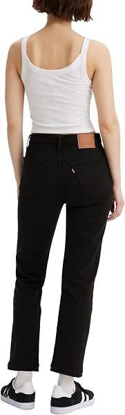 Levi's Women's 501 Crop Jeans 28W / 26L Black Sprout - 5