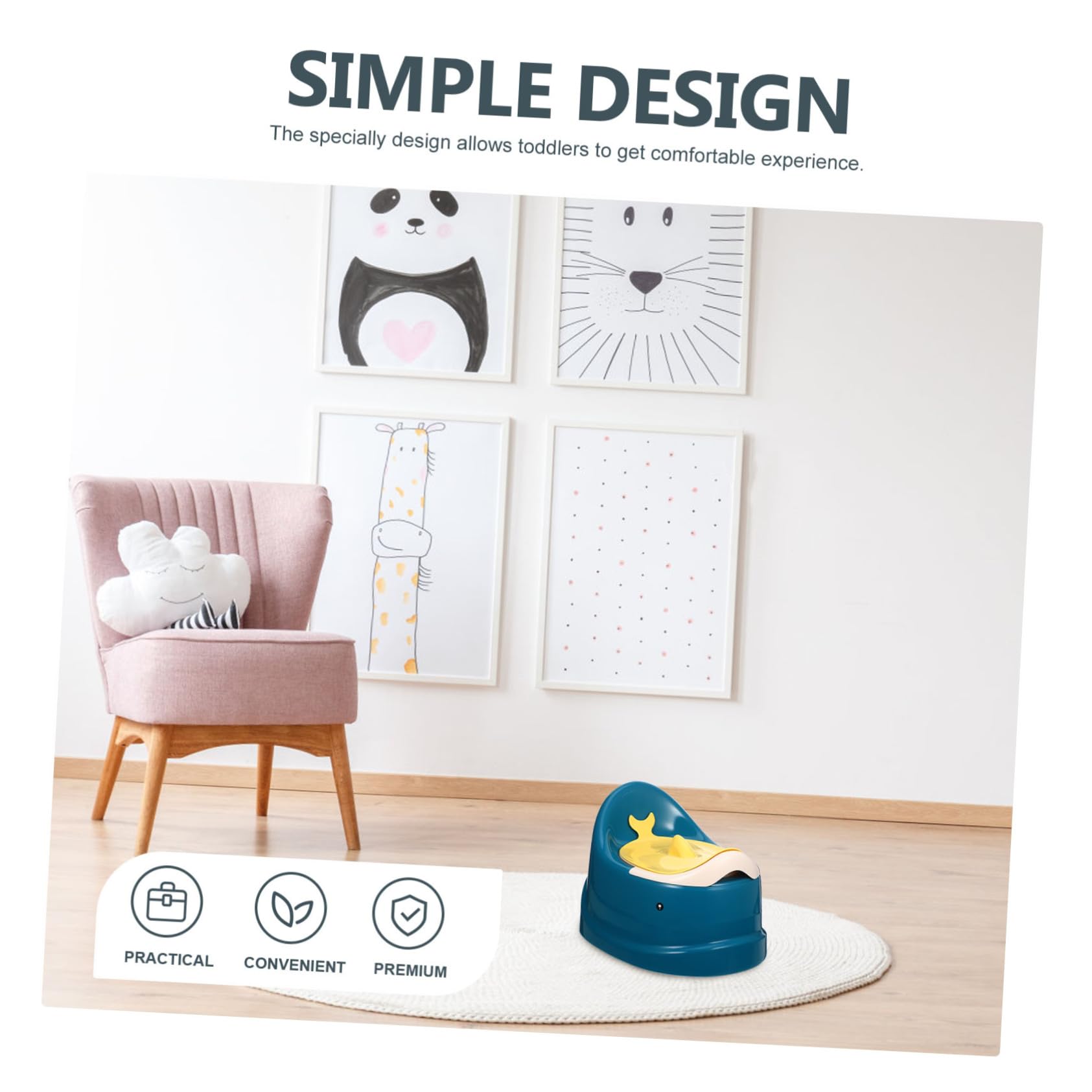 Asiento De Entrenamiento Infantil Para Niño Niña y Niñas Adaptador De Inodoro Portátil y Reutilizable Para Viajes y Entrenamiento De Potty