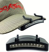 1PC Ultra-Bright LED Headlamp for Outdoor Adventures - Adjustable Clip-On Hat Light for Extreme Performance in Fishing, Camping, Hunting, Hiking, Running, and All Nighttime Adventures. (1)