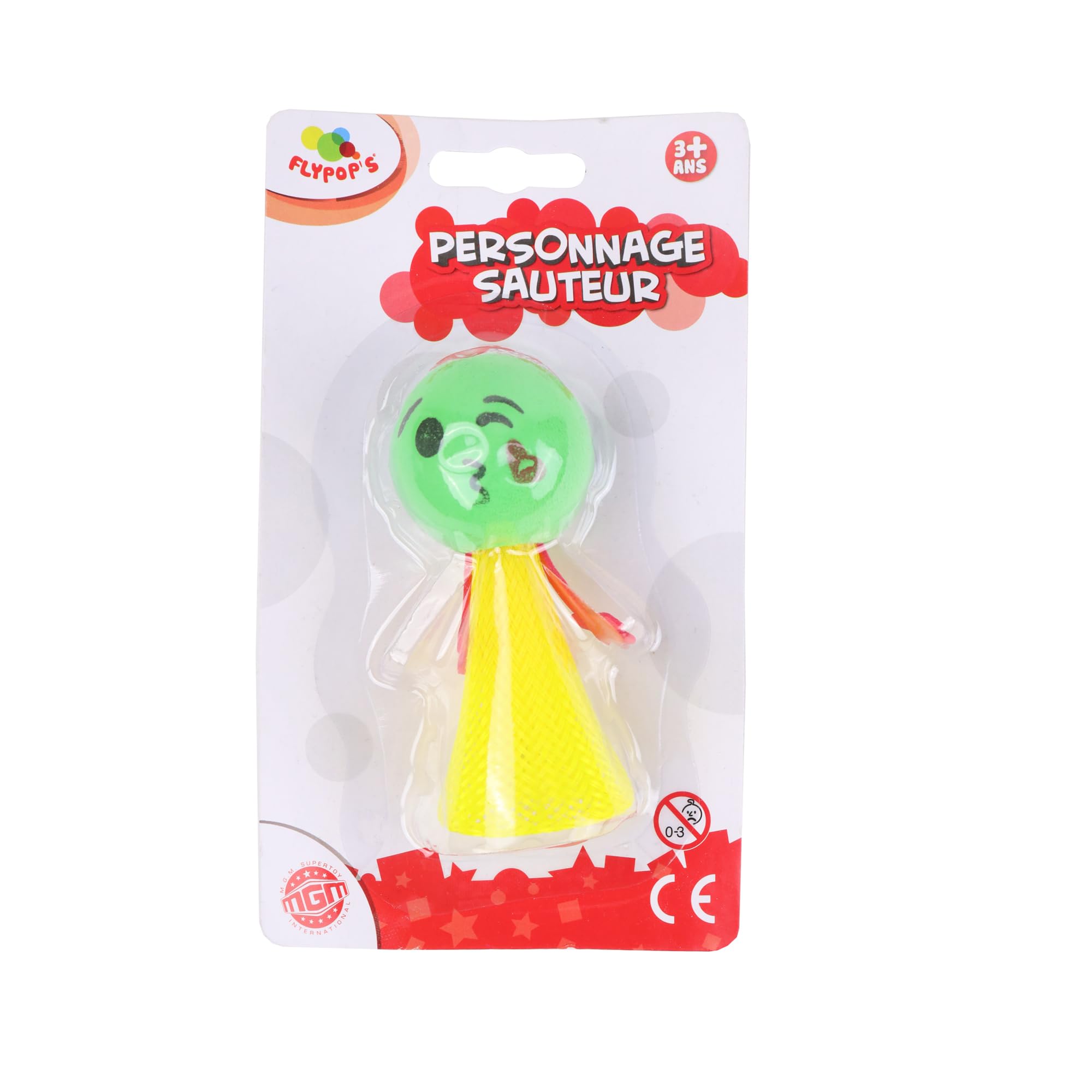 FLYPOP'S – Billes Transparentes – 20 Billes + 1 Calot De 2,5 Cm – Jeu De Récréation Intemporel – Dès 3 Ans – Couleur Aléatoire
