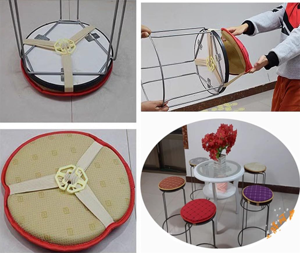 Siège De Chaise De Bistrot Ronde De Jardin |40 Cm Coussin De Chaise Rond Doux | Coussin De Siège