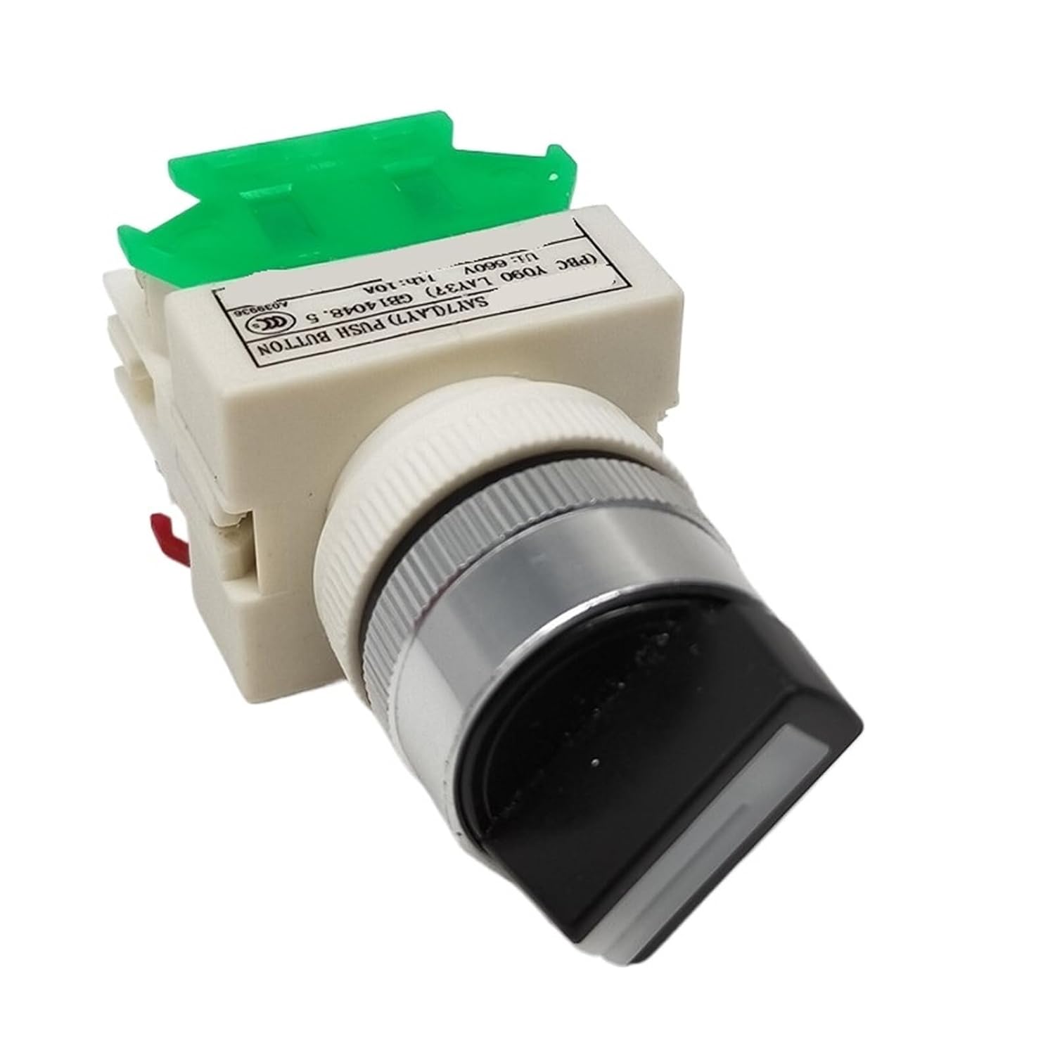 Rotary Switch Button 22mm 4 Screws Terminals 2 Way Position ON-Off LAY7 LAY37 Y090-11X2 1Pcs(NC)