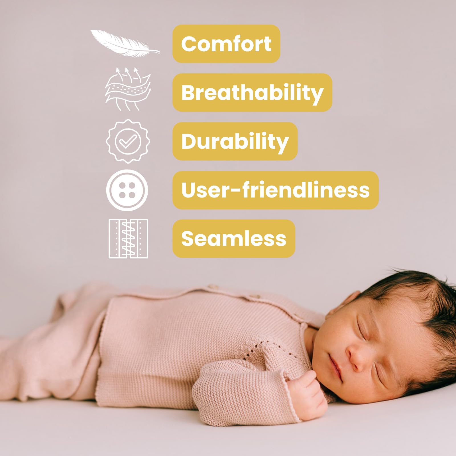 Baby Kleidung Neugeborene, 100% Bio Baumwolle, Extra Weich und Nahtlos, Baby Erstausstattung Neugeborene Kleidung, Strick Baby Kleidung