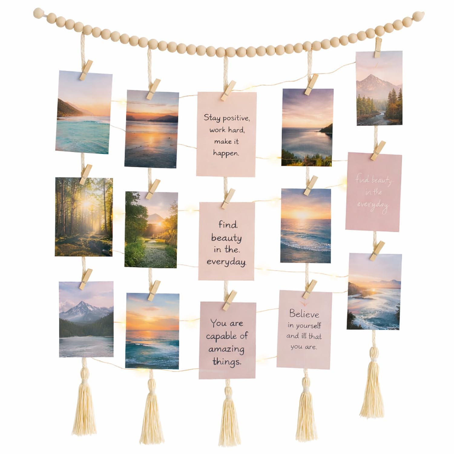 elook Photo Clip String Lights