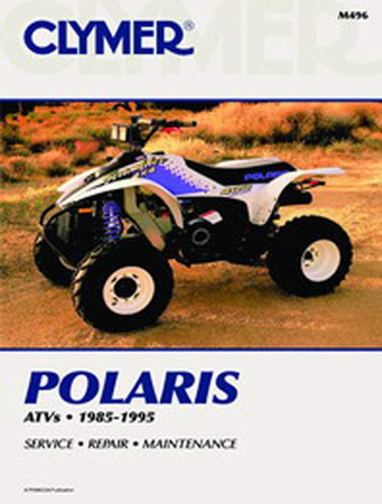 Clymer Manual Polaris ATV 3-6 White DR 85-95 M496 PU M496