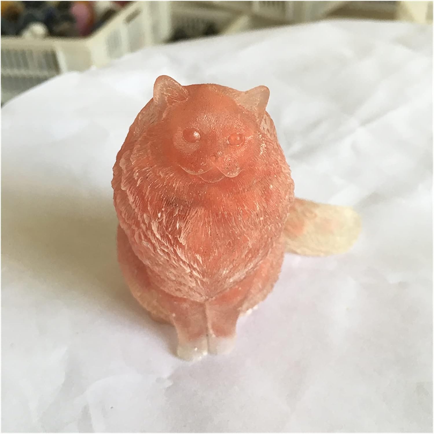 Crystal Stone Home Decor 1pc Natural Quartz Crystal Crushed Stone Resin Mold, Home Living Room Decorative Art Decoration(10)