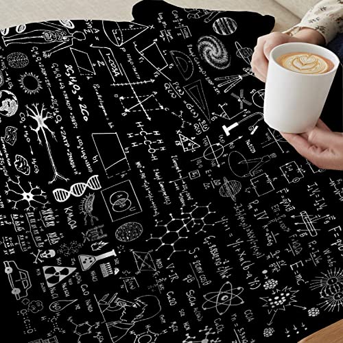 Science Formulas Chalkboard Math Physics Equation Blanket Flannel Throw Lightweight Super Soft Cozy Blankets For Couch Bed Sofa Chair, Gift For Birthday Thanksgiving Christmas 80"X60" For Adult #TOP4