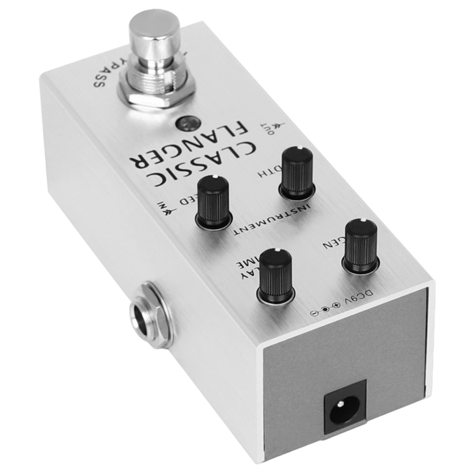 Alasum Efektor Gitarowy Elektryczny z Metalowym Wykończeniem Kompaktowy Efektowy Łatwy Użyciu Idealny Do Uzyskania Różnych Efektów Dźwiękowych Dla Gitarzystów