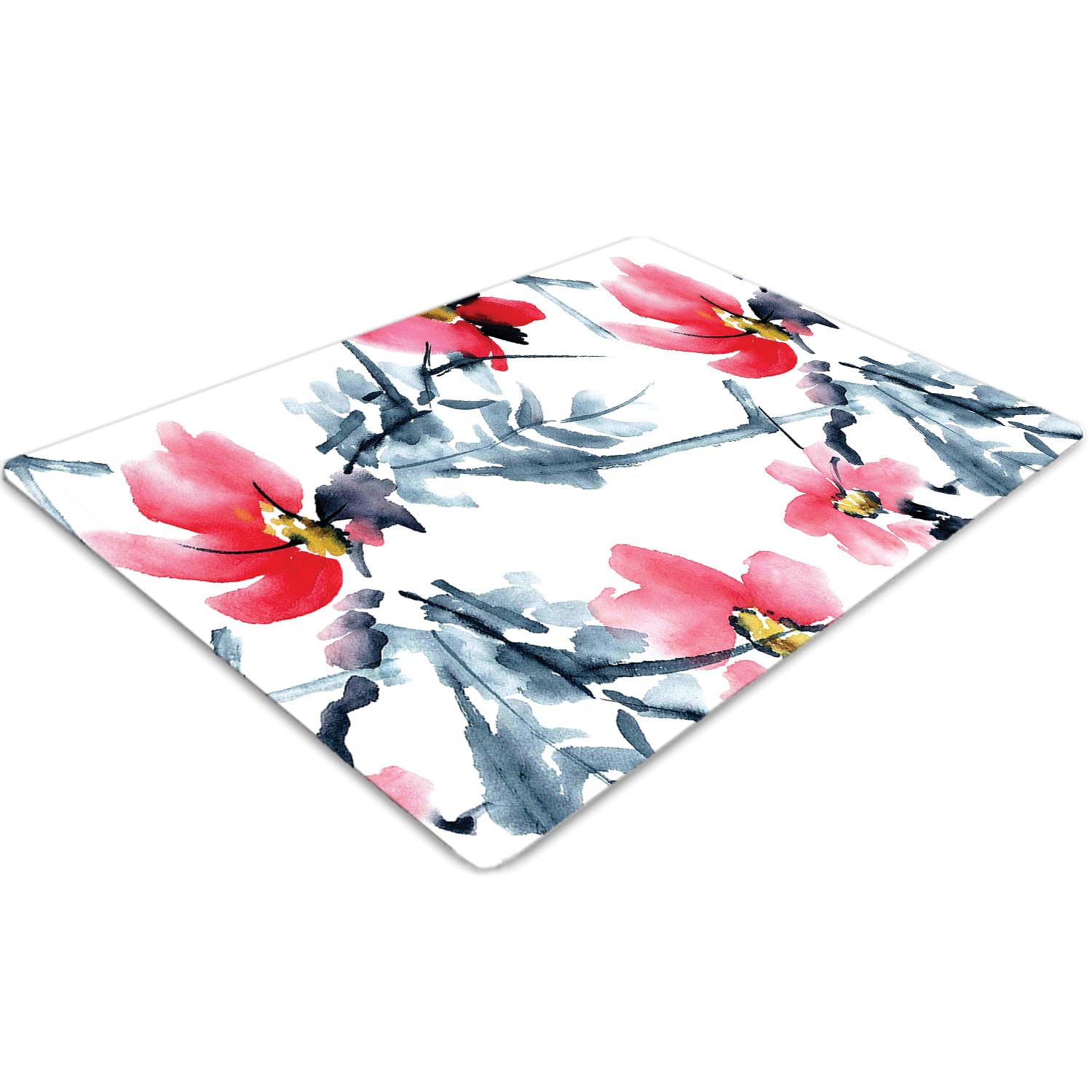 Protège-sol 120x90 cm imperméable tapis PVC antidérapant pour chaise de bureau