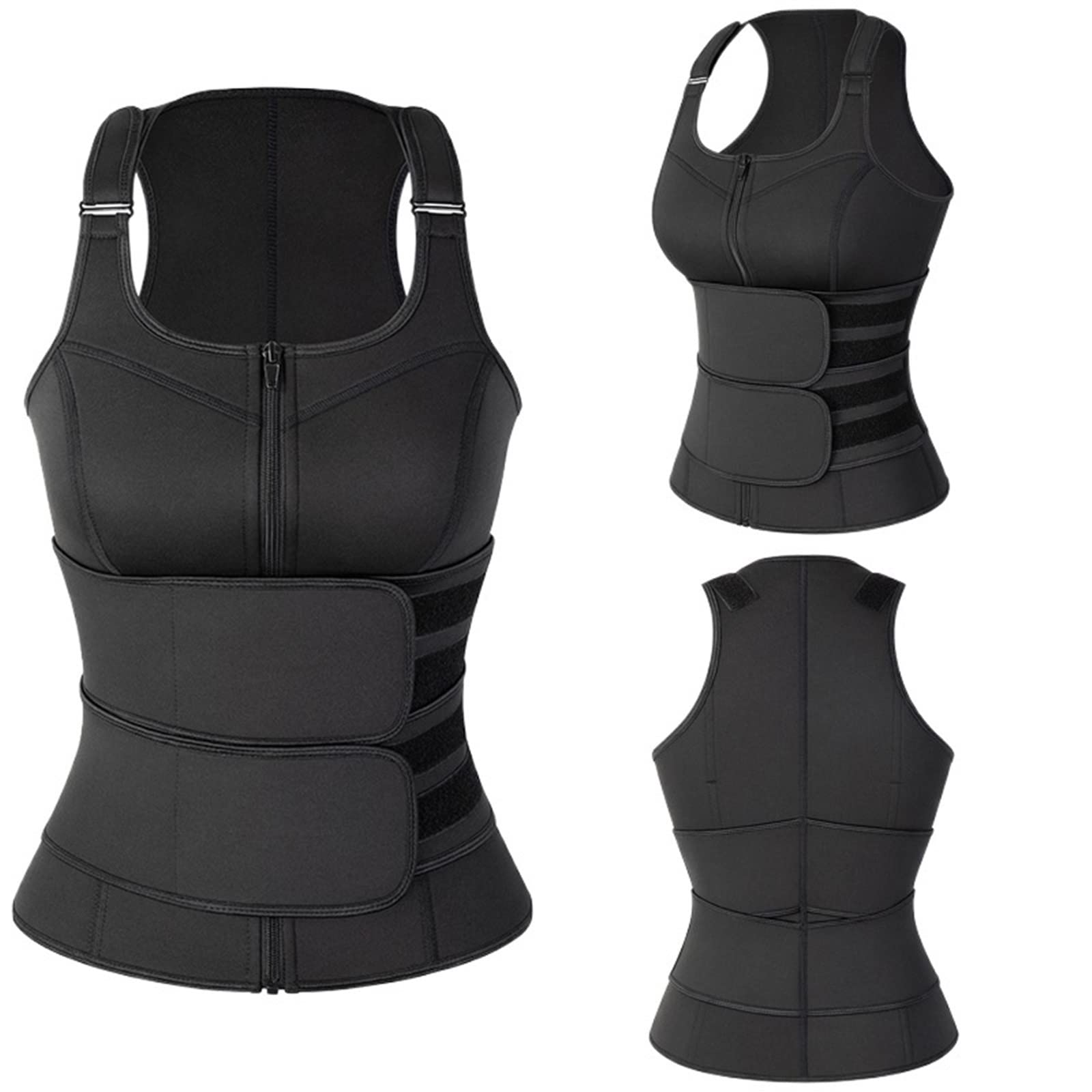 Correcteur de posture réglable jaune taille M avec maintien renforcé - 7