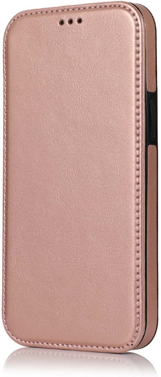 Funda iPhone 12 Pro con soporte horizontal y carcasa interior TPU anti-impactos color rosa 7