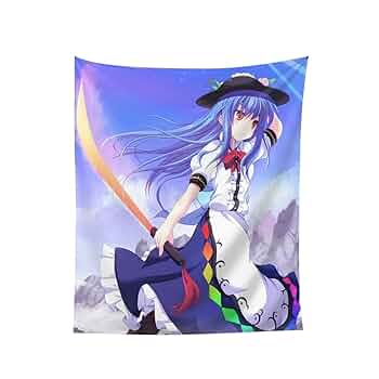 東方Project 比那名居天子 ポスタータペストリー Amazon.co.jp: 東方project 比那名居天子 タペストリー 壁掛け