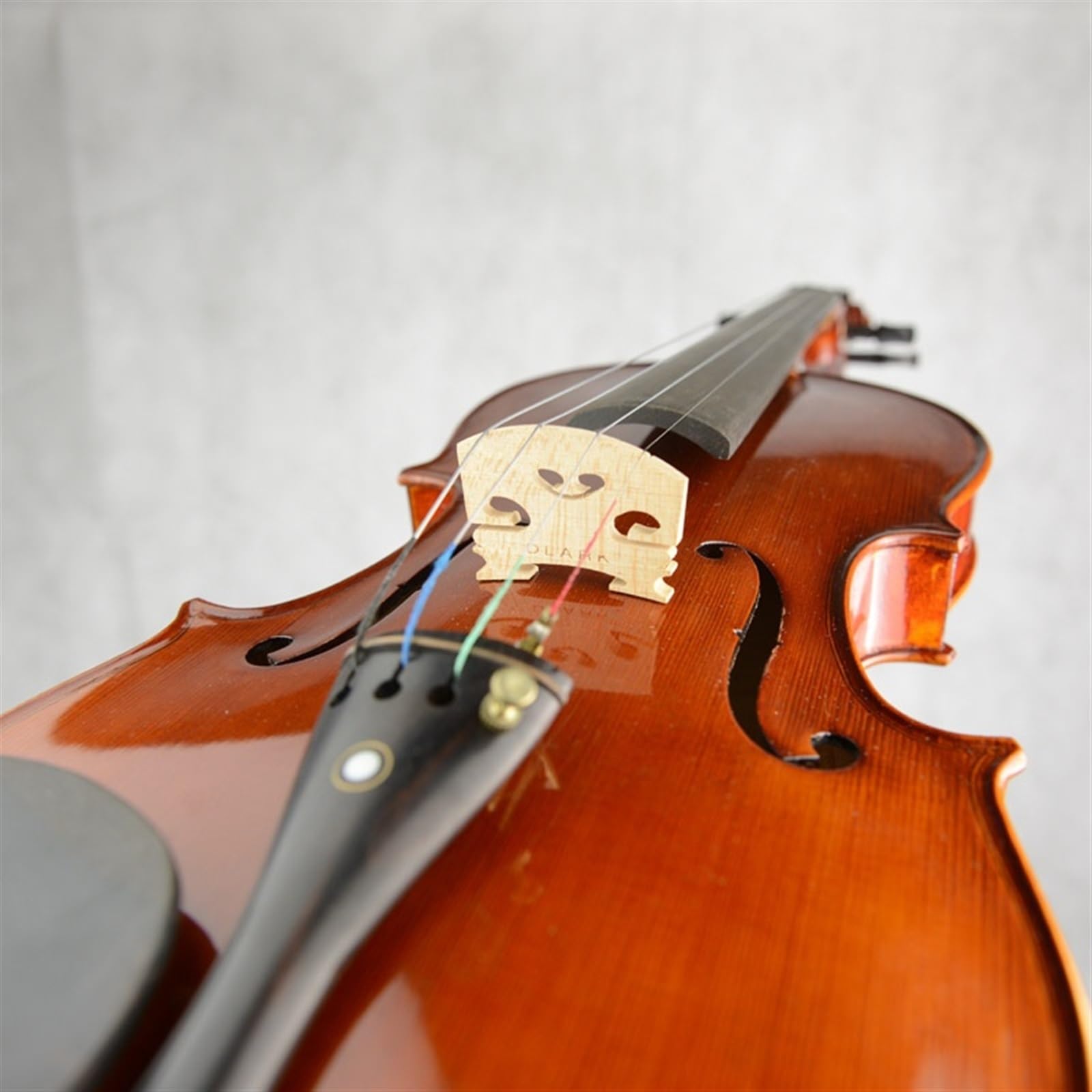 Violino Concerto A Grandezza Naturale Fatto A Mano 4/4 In Acero Fiammato Solido Con Custodia Corde Per Arco SET Intero